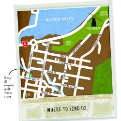 The Founders Park map