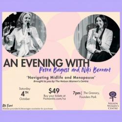 An Evening with Petra Bagust & Niki Bezzant: Navigating Midlife & Menopause
