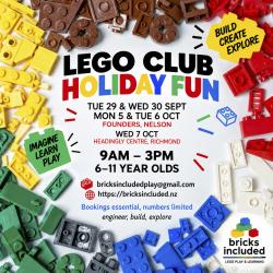 Bricks Included: School Holiday LEGO Workshops
